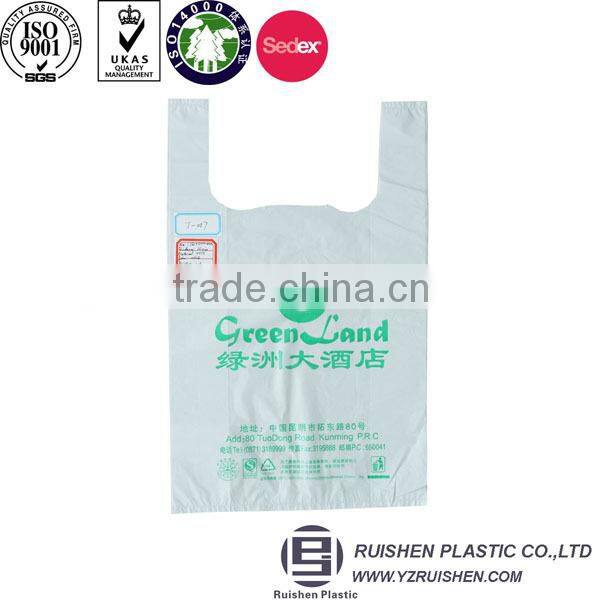 Big Volume Recycle HDPE T-shirt Garbage Bags