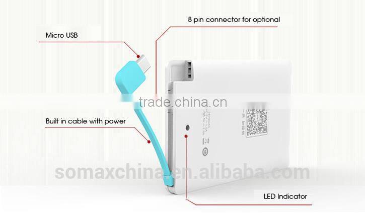 PC0651 OBOE air card S20 super slim power bank 2000mah