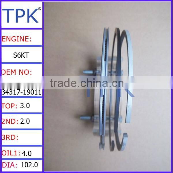 S6K Engine Piston Ring Set 34317-19010