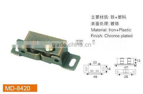 Iron brass double ball catches