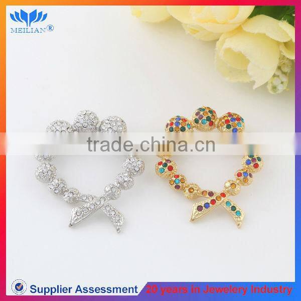 Fashion Rhinestone Brooch With Chain