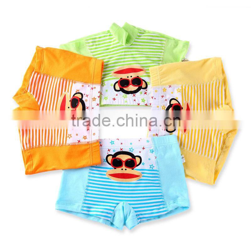 2015 Hot Fashion Cartoon Image Kid Wear Child Boxer Cute Underwear