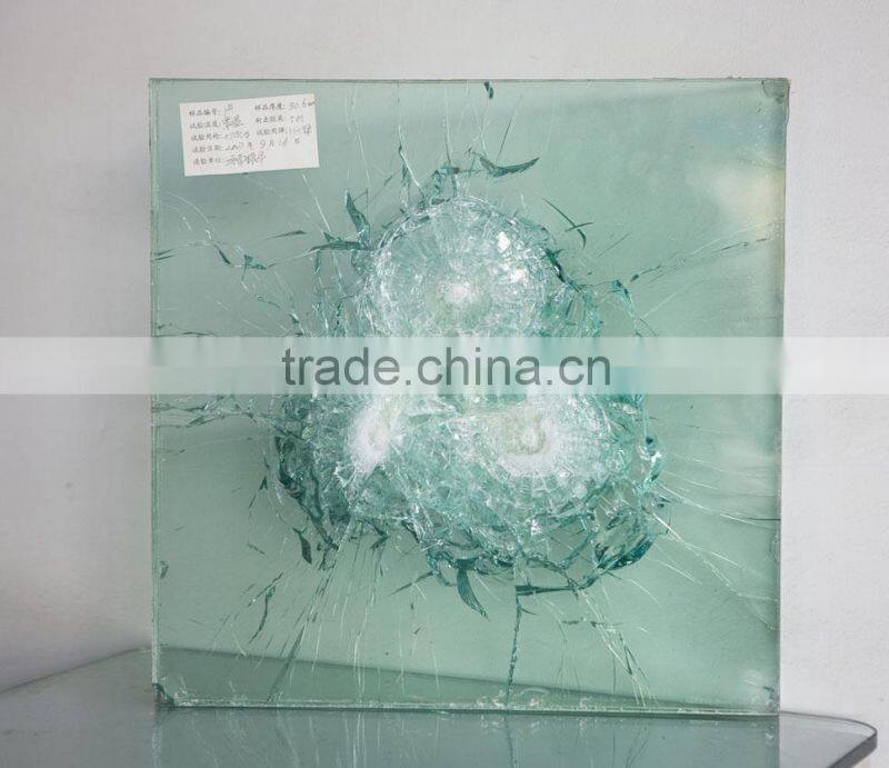 anti bullet glass from shandong yaohua with EN12150-1/ CE/ AS/NZS2208 /ISO/ CCC