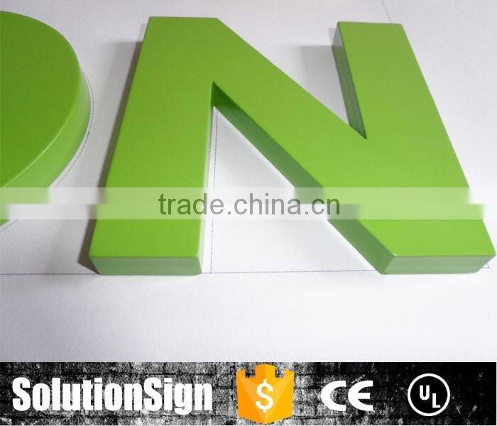 Durable solid crystal acrylic sign letter