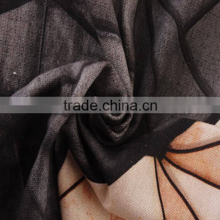 100% cotton fashion printing digital textiles of canvas cotton fabric