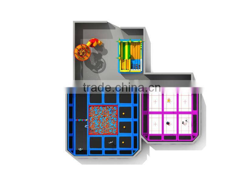 2014 hot sale newest style professional fitness trampoline jumping for sale