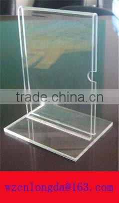 clear acrylic box with dividers