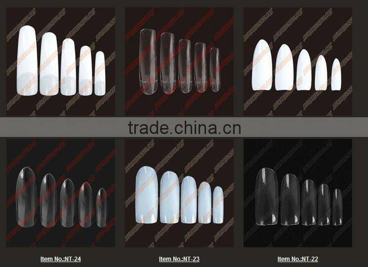 500pcs/bag nature nail art tips