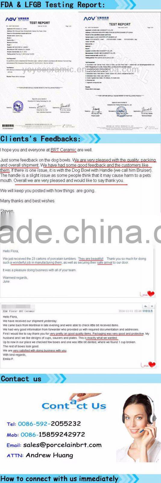 Wholesale Ceramic Decoration Cat Lovers Wedding Gift