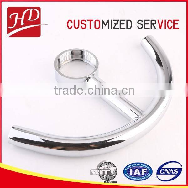 Customized durable Polishing swivel aluminum furniture chair base metal plates