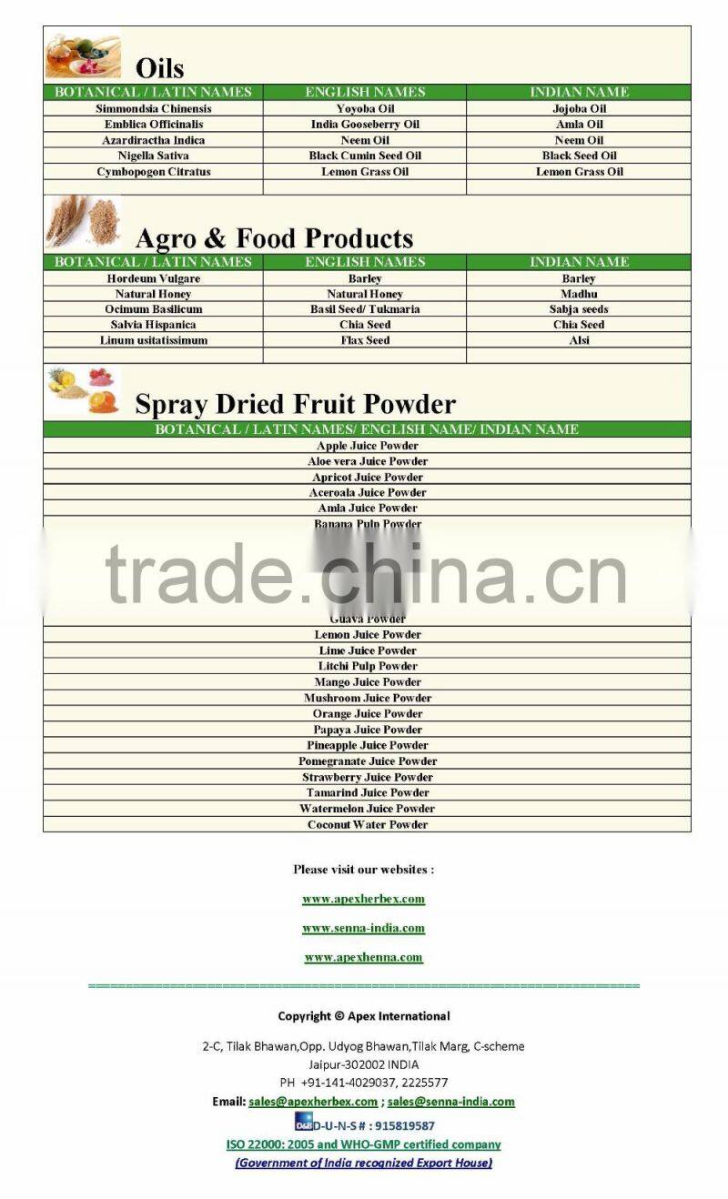 Azardiractha Indica / Neem Cake / Neem Oil / Neem Leaves