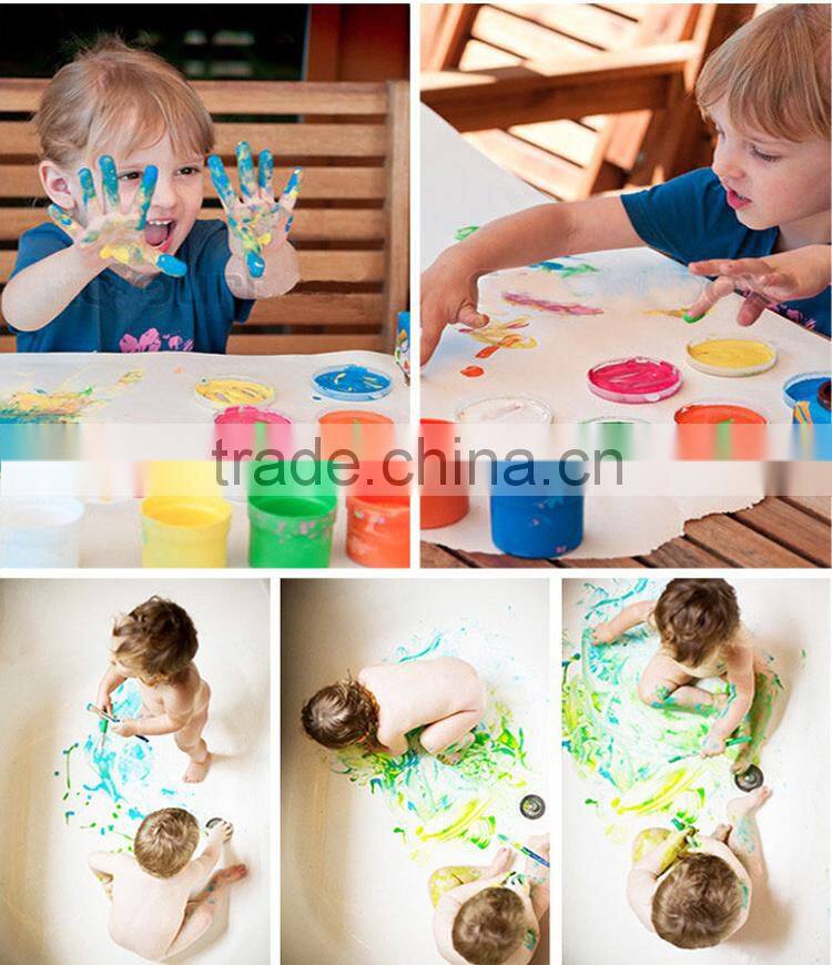Novel kids intelligence toys finger paint set