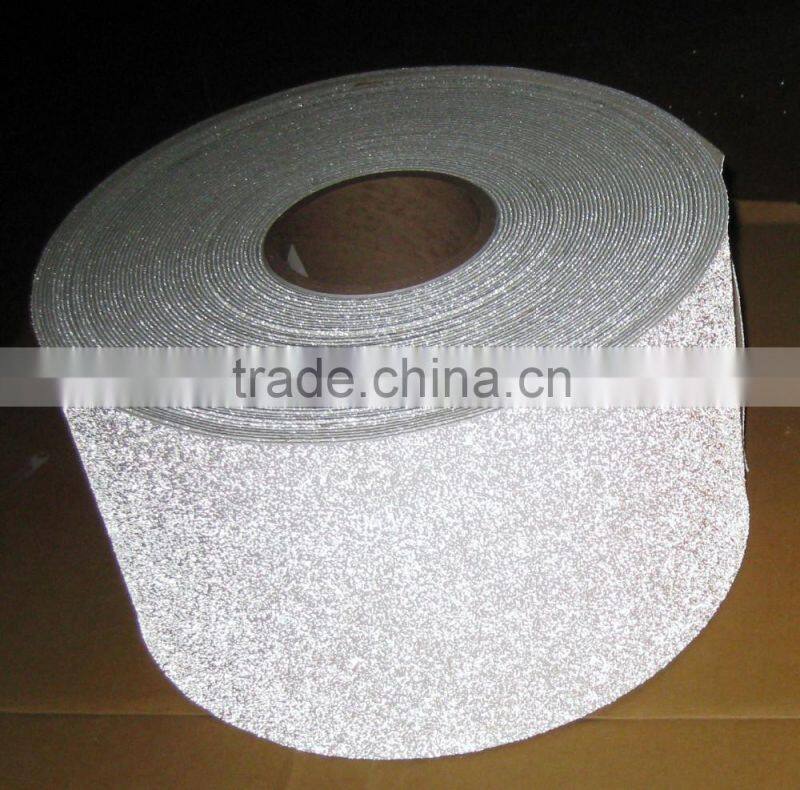 Road safety adhesive warning tape yellow reflective marking tape