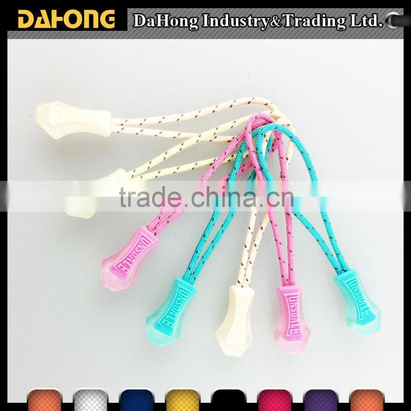 high quality colorful PVC personalized zipper pulls