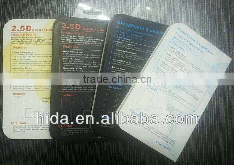 High Quality Premium Real Tempered Glass Film Screen Protector for iPhone 5 5th