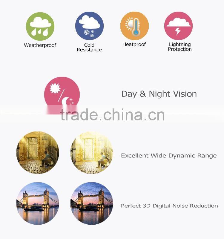 high quality 30m ir night vision h.264 cmos ip dome h.265 ip camera