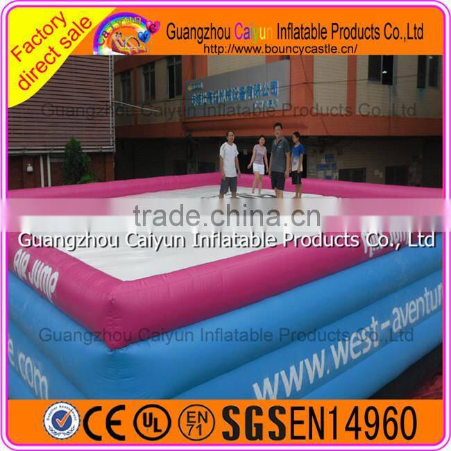 Freestlye Stunt Bicycle Jumping Used PVC Tarpaulin Big Jump Air Bag