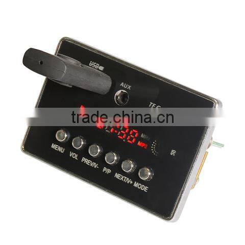 Portable fm/usb/mp3 bluetooth audio decoder board