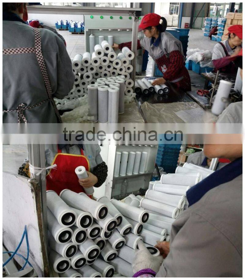 Acid-wahsed cooconut shell carbon water filter cartridge 10 inch big