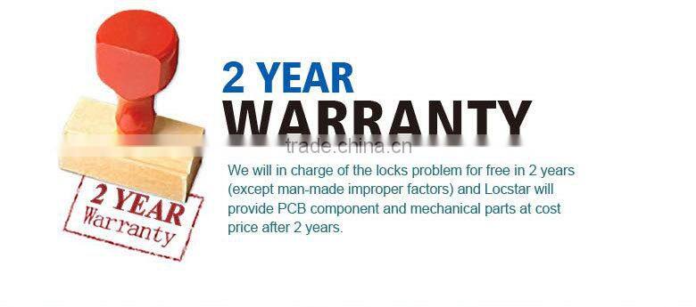 Hotel door with key card lock LSD8015