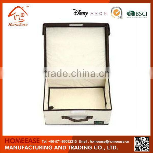 Home living collapsible fabric blanket storage boxes