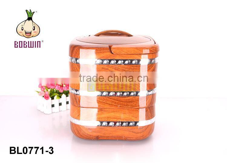 3 Layer Stainless Steel Inner Abs food warmer hot pot