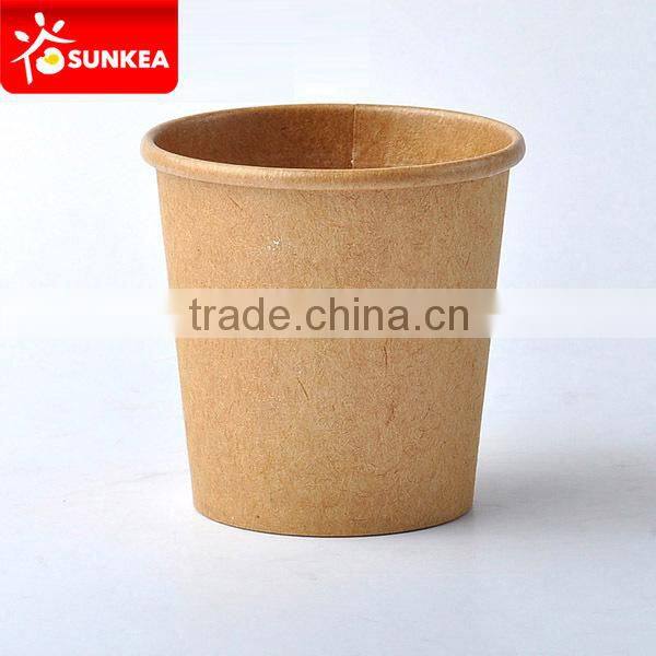 4oz disposable custom printed single wall paper cup coffee