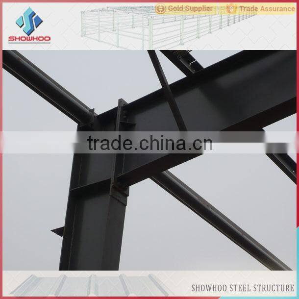 construction building greenhouse galvanized steel frame steel structure warehouse kit