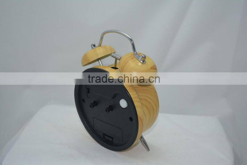 hot sale new technology wooden accessories 2016 Table quartz time clock for home deco,promotional alarm clock/