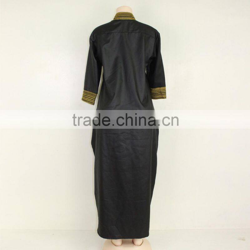 New arrival plus size clothing muslim unisex dress maxi dress 2016