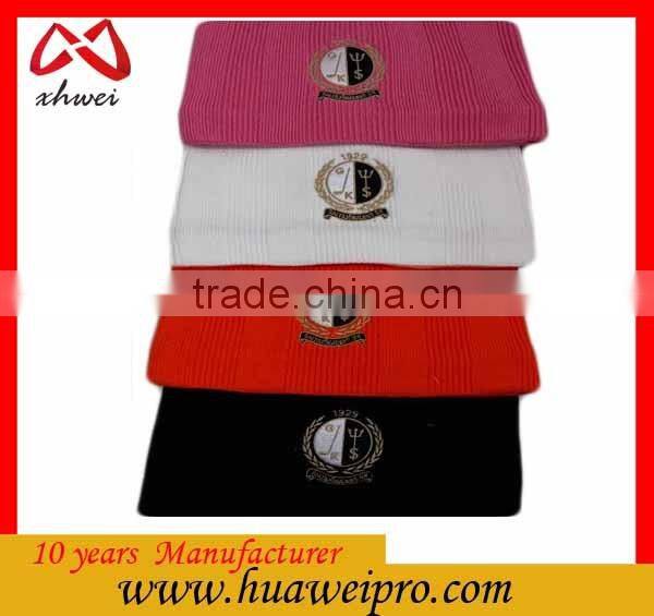 Custom Logo Winter Beanie Hat Womem Chunky Knit Warm 100% Cotton Beanie Cap