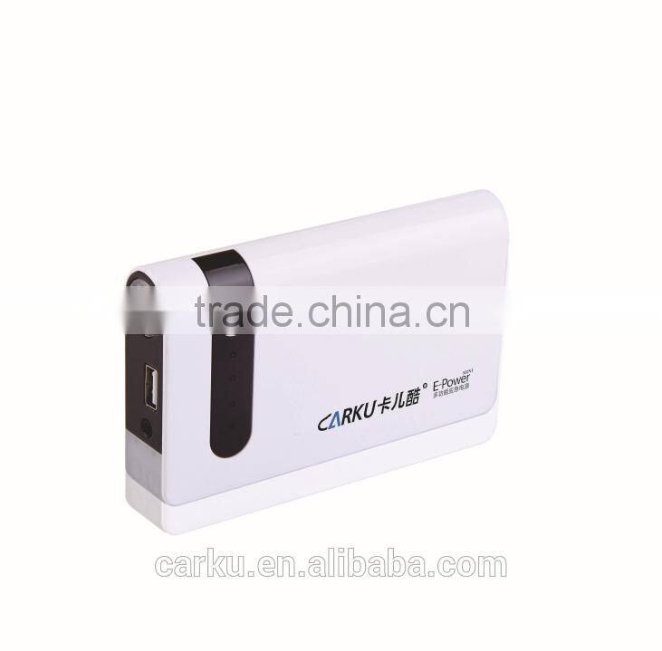 Multifunction Mini auto jump starter for car emergency start and power bank for charge smartphone , tablet PC, Laptop PC