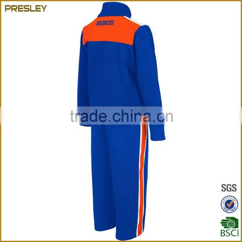 High Quality Stand Collar Tracksuit/ Jogging Suit/ Running Suit 100% Poyester Sportswear Tracksuit For Running