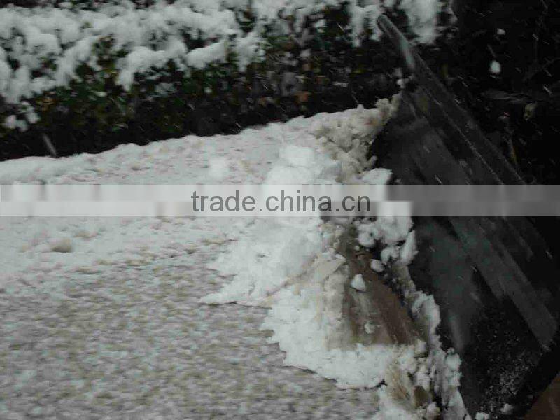 snow plow, tractor snow plow, rubber edge snow plow