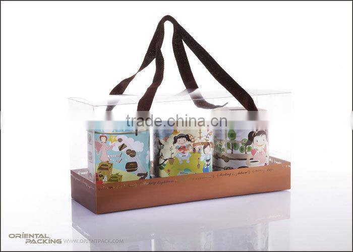 Long handled folding plastic box