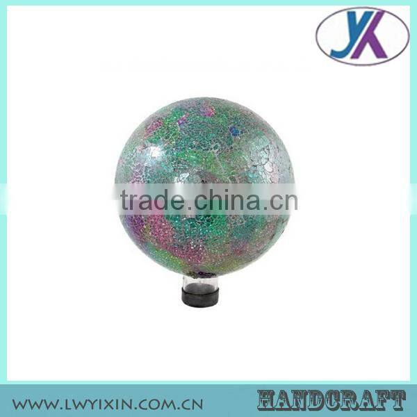 Mosaic Crakle Gazing Ball, decorative garden balls