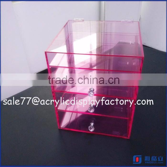 Wholesale morden custom acrylic makeup organizer /original mac cosmetics display