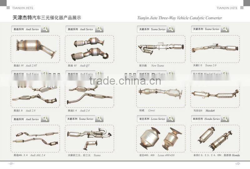 Factory Direct Made in China 1.0~3.0L universal catalytic converter for vehicles and cars/best price