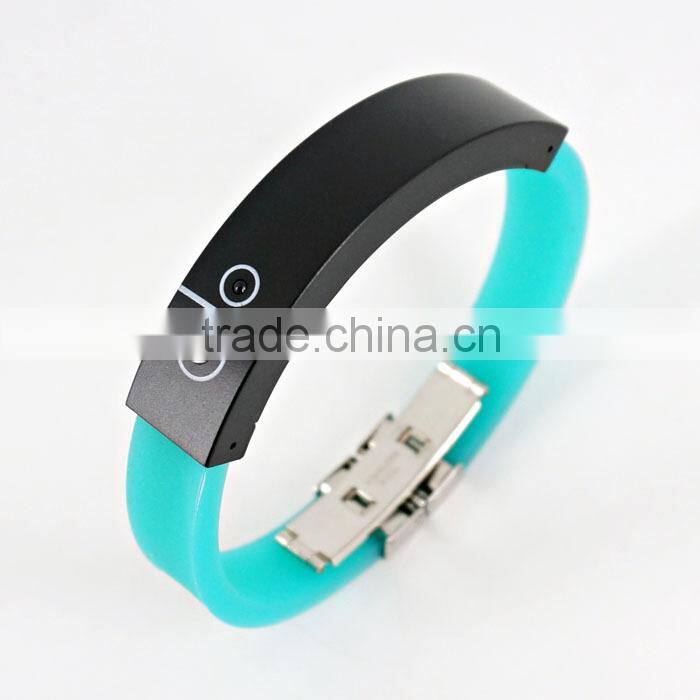 Hot Sale Wrist Mobile Bluetooth Bangles Silica Gel Hand Belt Bluetooth WT-16