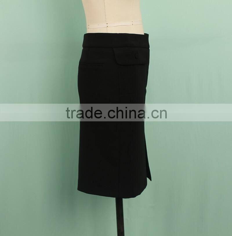 Latest ladies office wear designs short black pencil skirt formal short skirt