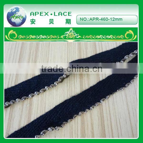 APR-460 high quality non-slip wholesale cotton webbing with chain