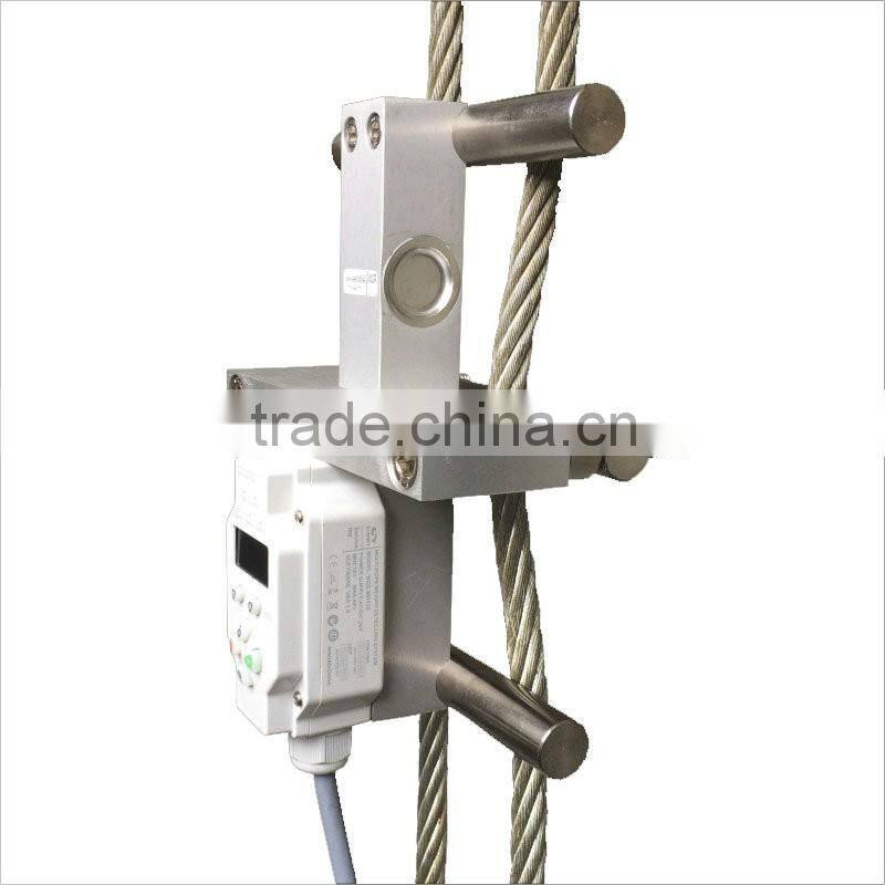 6-16mm elevator wire rope 2 relay 3000kg 24v dc load limiter controller sensor