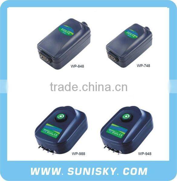 Extremely quite operation aquarium air pump