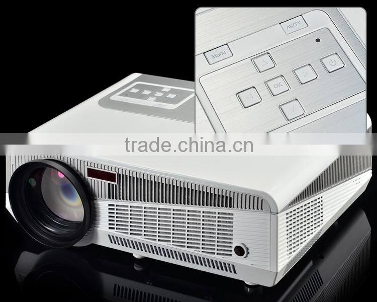 Brightest 4500lumens Native 1280*800 Full HD Led Digital Smart Projector,Wireless connect to iPhone/iPad