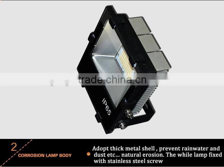 CE ROHS certifaction outdoor waterproof IP65 Meanwell driver SMD2835 110lm/w 200w led flood light
