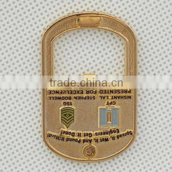 SM-LO010 metal military souvenir bottle opener custom shape