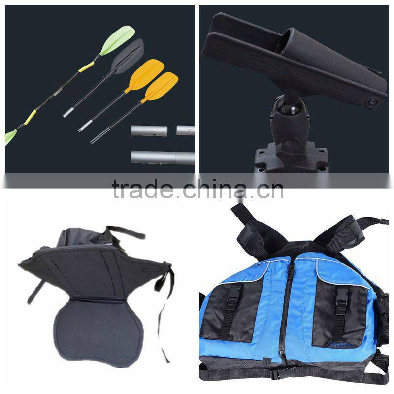 New single fishing kayak with paddles for sale