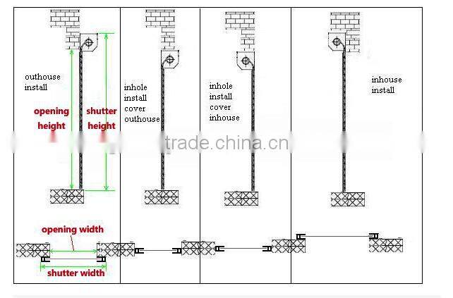 Security Shutters Window Door Shutters Remote Roller Shutters