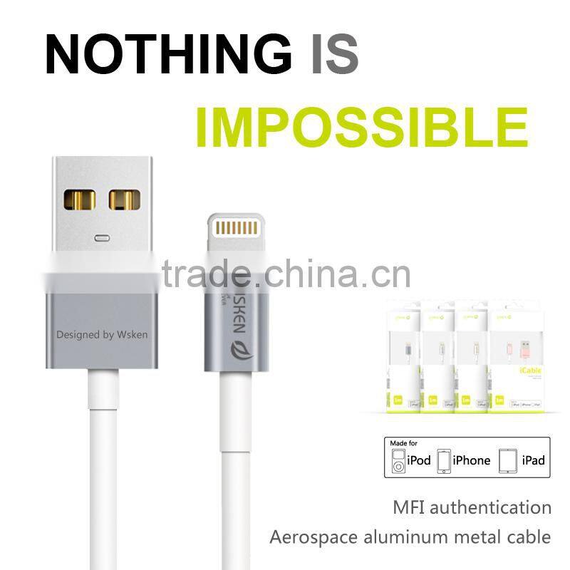 WSKEN MFI Authentication USB Cable For iPhone 6