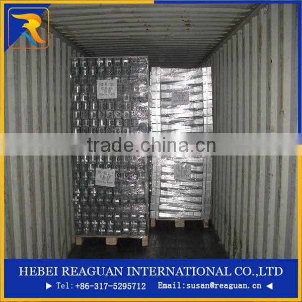 High quality U-form pole anchor for wood